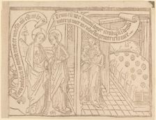 Page from "Canticum Canticorum": 2nd Edition, in or after 1465. Creator: Unknown