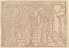 Page from "Canticum Canticorum": 2nd Edition, in or after 1465. Creator: Unknown