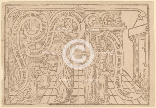 Page from "Canticum Canticorum": 2nd Edition, in or after 1465. Creator: Unknown.