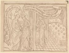 Page from "Canticum Canticorum": 2nd Edition, in or after 1465. Creator: Unknown