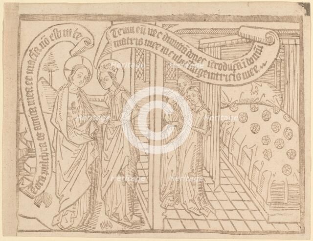 Page from "Canticum Canticorum": 2nd Edition, in or after 1465. Creator: Unknown.