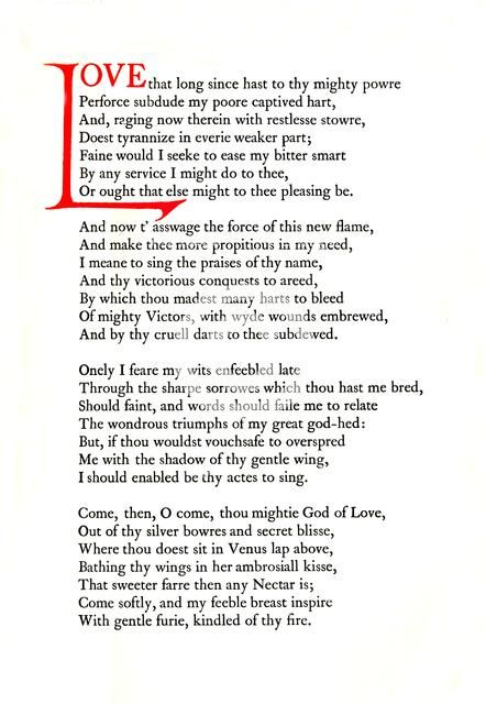 Page from Edmund Spenser's Four Hymns on Earthly and Heavenly Love and Beauty, 1912, (1914). Artist: W. F. Northend.