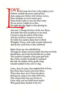 Page from Edmund Spenser's Four Hymns on Earthly and Heavenly Love and Beauty, 1912, (1914). Artist: W. F. Northend