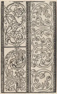 Page from Ein new kunstlich Modelbuch...(Page 14r), 1544., 1544. Creator: Peter Quentel