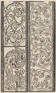 Page from Ein new kunstlich Modelbuch...(Page 14r), 1544., 1544. Creator: Peter Quentel