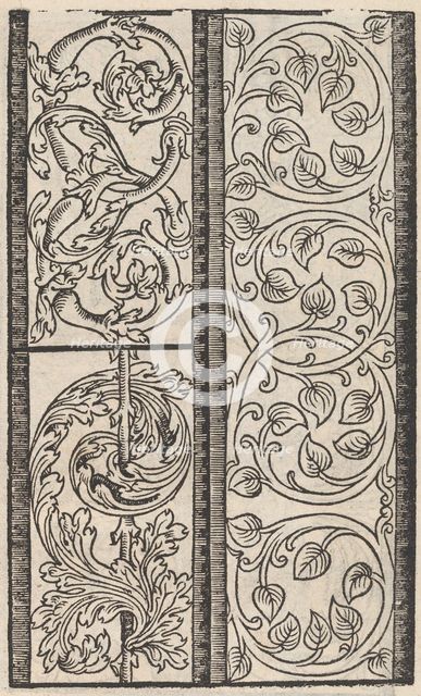 Page from Ein new kunstlich Modelbuch...(Page 14r), 1544., 1544. Creator: Peter Quentel.