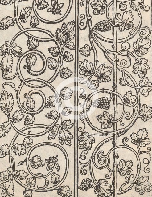 Page from Ein new kunstlich Modelbuch...(Page 15v), 1544., 1544. Creator: Peter Quentel.