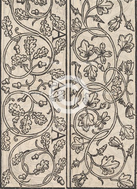 Page from Ein new kunstlich Modelbuch...(Page 16r), 1544., 1544. Creator: Peter Quentel.