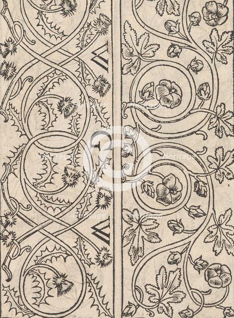 Page from Ein new kunstlich Modelbuch...(Page 17r), 1544., 1544. Creator: Peter Quentel.