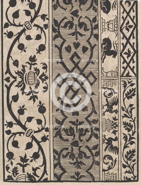 Page from Ein new kunstlich Modelbuch...(Page 19v), 1544., 1544. Creator: Peter Quentel.