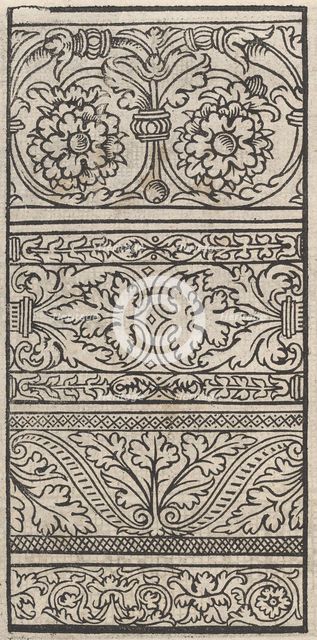 Page from Ein new kunstlich Modelbuch...(Page 11v), 1544., 1544. Creator: Peter Quentel.
