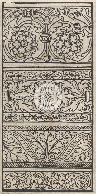 Page from Ein new kunstlich Modelbuch...(Page 11v), 1544., 1544. Creator: Peter Quentel.