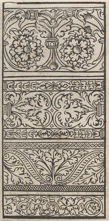 Page from Ein new kunstlich Modelbuch...(Page 11v), 1544., 1544. Creator: Peter Quentel