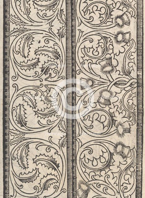 Page from Ein new kunstlich Modelbuch...(Page 14v), 1544., 1544. Creator: Peter Quentel.