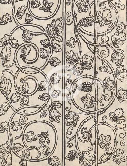 Page from Ein new kunstlich Modelbuch...(Page 15v), 1544., 1544. Creator: Peter Quentel.