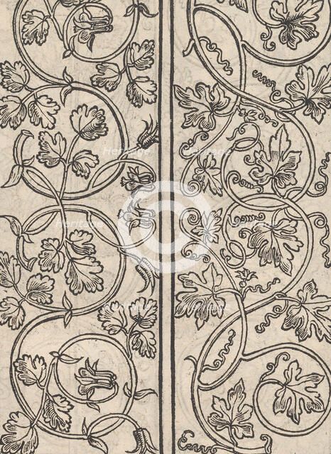 Page from Ein new kunstlich Modelbuch...(Page 15r), 1544., 1544. Creator: Peter Quentel.