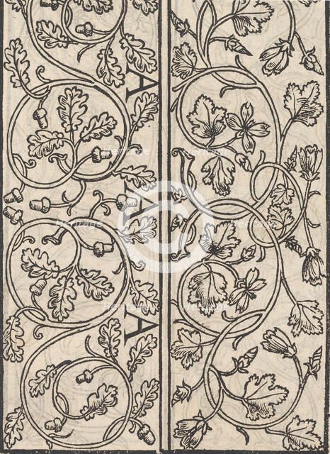 Page from Ein new kunstlich Modelbuch...(Page 16r), 1544., 1544. Creator: Peter Quentel.