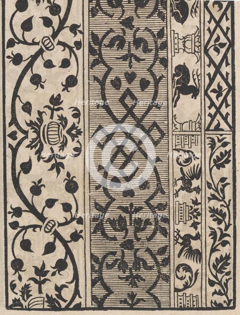 Page from Ein new kunstlich Modelbuch...(Page 19v), 1544., 1544. Creator: Peter Quentel.