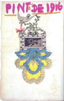 Page from Frida Kahlo's diary. Creator: Kahlo, Frida (1907-1954)