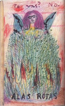 Page from Frida Kahlo's diary. Creator: Kahlo, Frida (1907-1954)