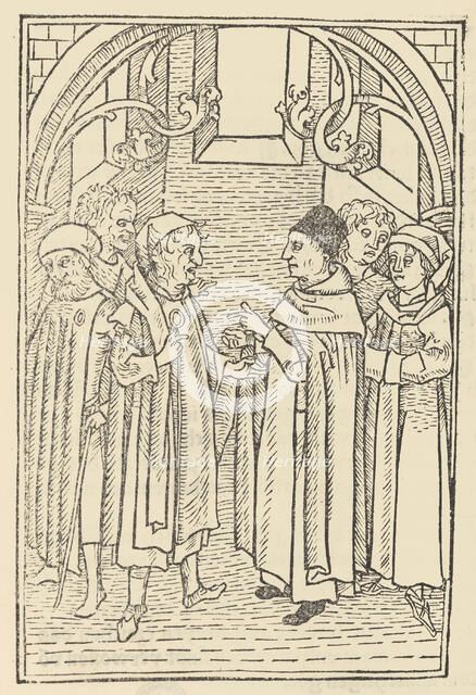 Page from Stern des Meschiah, 1477., 1477. Creator: Anon.