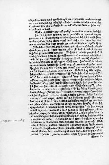 Page from "Summa de Potestate Ecclesiastica", 1475. Creator: Augustus de Ancona.