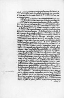 Page from "Summa de Potestate Ecclesiastica", 1475. Creator: Augustus de Ancona