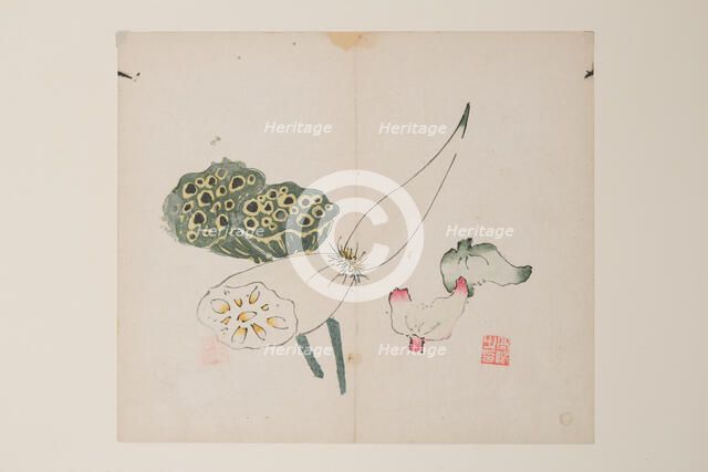 Page from Shi Zhu Zhai. Creator: Unknown.