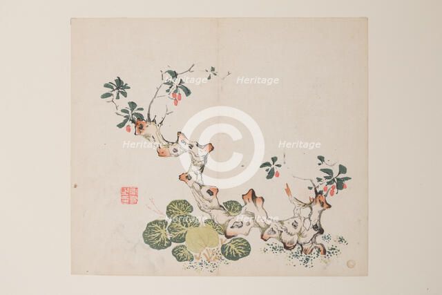 Page from Shi Zhu Zhai. Creator: Unknown.