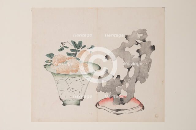 Page from Shi Zhu Zhai. Creator: Unknown.