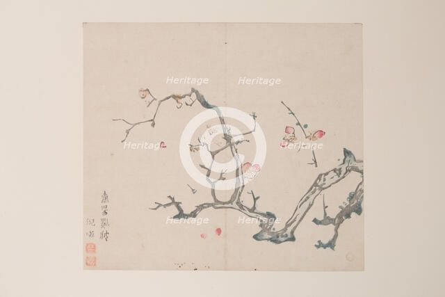 Page from Shi Zhu Zhai. Creator: Unknown.