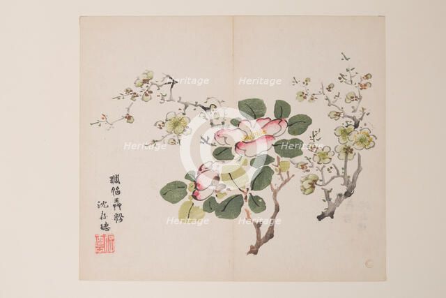 Page from Shi Zhu Zhai. Creator: Unknown.