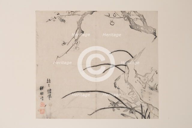 Page from Shi Zhu Zhai. Creator: Unknown.