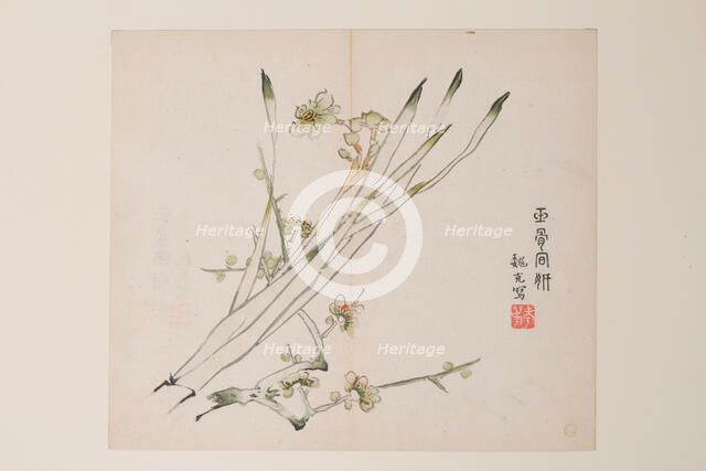 Page from Shi Zhu Zhai. Creator: Unknown.