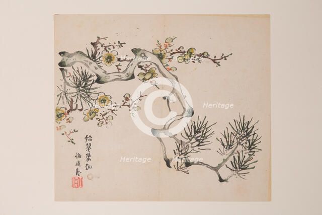 Page from Shi Zhu Zhai. Creator: Unknown.