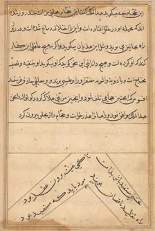 Page from Tales of a Parrot (Tuti-nama): text page, c. 1560. Creator: Unknown