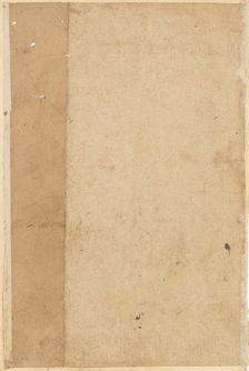 Page from Tales of a Parrot (Tuti-nama): blank page, c. 1560. Creator: Unknown