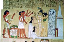 Page from the Book of the Dead of Hunefer, from Thebes, Egypt, 19th Dynasty, c1300 BC