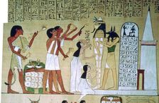 Page from the Book of the Dead of Hunefer, from Thebes, Egypt, 19th Dynasty, c1300 BC