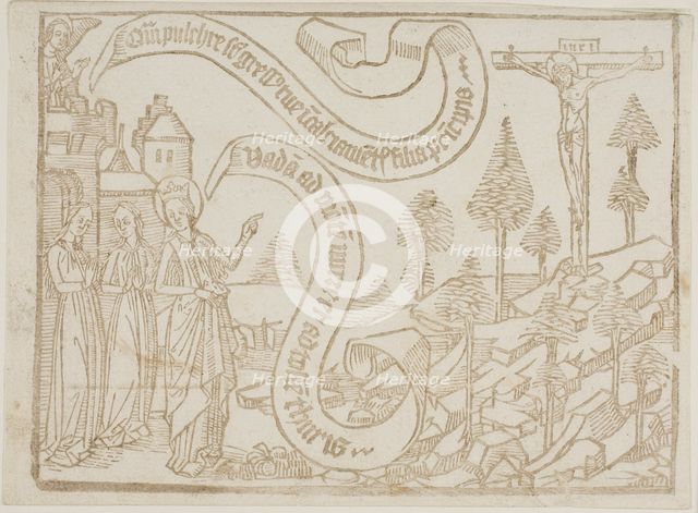 Page from the Canticum Canticorum (The Song of Solomon), ca. 1469-70. Creator: Unknown.