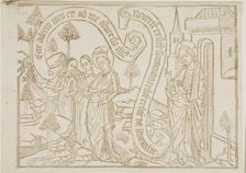 Page from the Canticum Canticorum (The Song of Solomon), ca. 1469-70. Creator: Unknown