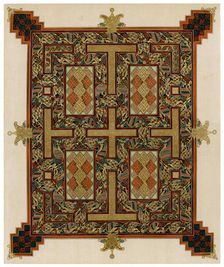 Page from the Lindisfarne Gospels, 710-721 AD