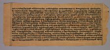 Page from the Prasnapradipa, a Hindu Astrology Text, 1500s. Creator: Unknown