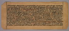 Page from the Prasnapradipa, a Hindu Astrology Text, 1500s. Creator: Unknown