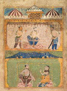 Page from the "Prince of Wales Museum Chandayana", c. 1525-40. Creator: Unknown