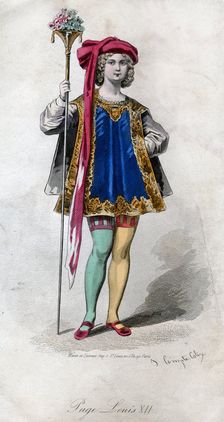 Page, Louis XII (19th century).Artist: Francois Claudius Compte-Calix