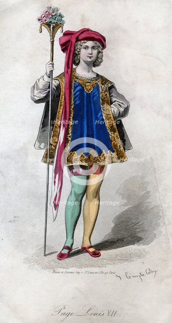 'Page, Louis XII', (19th century).Artist: Francois Claudius Compte-Calix