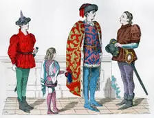 Page, master and valet, 1440-1450 (1882-1884)