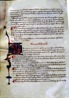 Page of Cançoner Gil songbook of the mid-14th century that brings together poems of classic tr…