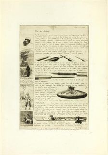 Page one, from Letter on the Elements of Etching, 1864. Creator: Adolphe Martial Potemont